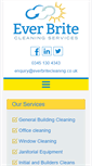 Mobile Screenshot of everbritecleaning.co.uk